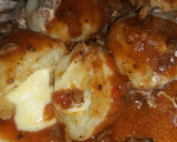 Foto del paso 5 de la receta: Ñoquis grandes rellenos de queso con salsa boloñesa y crema😊