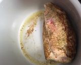 A picture of step 2 of Pork loinIn a pressure cooker.