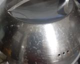 A picture of step 7 of Lahori Achari Chana Pulao or Baryani.