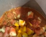 A picture of step 2 of Surprise Curry (from watermelon white waste part.