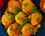 A picture of step 9 of Aloo Chop.