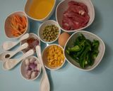 A picture of step 1 of Sweet-spicy beef sauce.