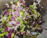 A picture of step 1 of Paneer Bhurji Sandwich.