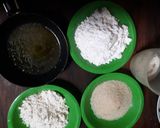 Foto langkah ke 1 dari resep Bika Ambon Pandan Ekonomis 2 telur saja.