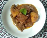 Foto langkah ke 5 dari resep Kalio Daging Sapi Ubi Jalar.
