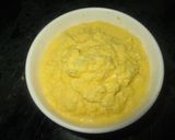 A picture of step 1 of Sweet Corn Dhokla.