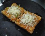 A picture of step 4 of Bread cheesy pav bhaji toast.