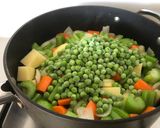 A picture of step 1 of Pea Ham Hock Soup.