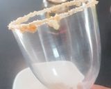 A picture of step 4 of Cheese cream thandai mocktail.