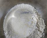 A picture of step 1 of Jowar Atta Chilla.