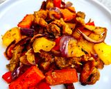 Zöldséges sertéstarja 🥕🫑🥔🧅🧄 recept fázis 4 fotója