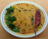 A picture of step 7 of Dahi Aloo.