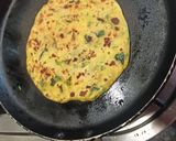 A picture of step 7 of Moringa Palak Thepla.