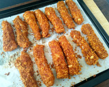 Foto del paso 8 de la receta: "Fish fingers" caseros al horno {palitos de pescado}