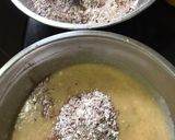 Gambar langkah 5 resipi Kek Pisang Coklat Kayangan.