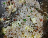 A picture of step 8 of Chicken fried rice.