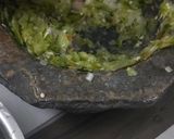 A picture of step 2 of Green Onion Chutney in Desi Style.