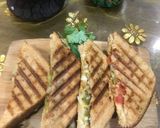 वेजिटेबल पिज़्ज़ा सैंडविच(vegetable pizza sandwich recipe in hindi) रेसिपी चरण 5 फोटो