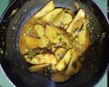 A picture of step 2 of Masala Rava Dosa.