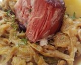 Foto del paso 8 de la receta: Repollo estilo chucrut con paleta de cerdo ahumada