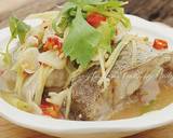 ปลาเก๋านึ่งมะนาว วิธีทำสูตร 5 รูป