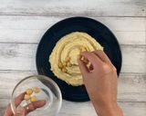 A picture of step 8 of Delicious Hummus made with Shiitake powder.