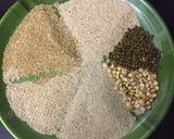 A picture of step 2 of Healthy Millets sesame almond ladoo.