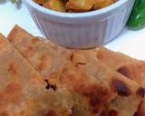 A picture of step 4 of Alo ki bhujia.