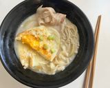 A picture of step 5 of Egg Clear Soup Noodles.