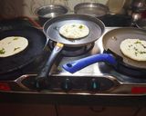 A picture of step 3 of Chole Kulcha.
