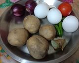 ডিম আলু কারি (Dim aloo curry recipe in bengali) রেসিপি ধাপ - 1 ছবি