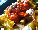 Foto del paso 4 de la receta: Patatas bravas piri-piri, pimientos, y salsa blanca y soja !!🔥