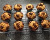 Pekándiós, banános muffin recept fázis 13 fotója