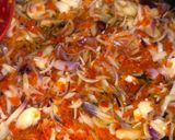 A picture of step 3 of Boiled irish potato with carrot egg sauce.