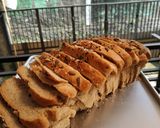 Foto langkah ke 6 dari resep Roti Tawar Gandum.