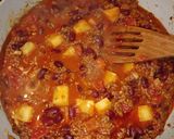 A picture of step 5 of Chilli con Carne.