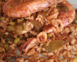 Foto del paso 4 de la receta: Paella marinera con tirabeques