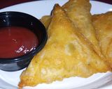 A picture of step 5 of Pizza Pasta Samosa.