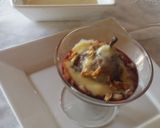 Foto del paso 7 de la receta: Peras al borgoña con jengibre y crema pastelera espolvoreado con nueces