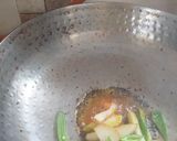 A picture of step 3 of Babugosha Sambhar.