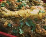 A picture of step 9 of Bengan chicken😋😋😋.