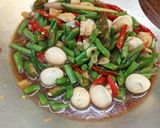 Foto langkah ke 4 dari resep Tumis Buncis Telur Puyuh Kecap.