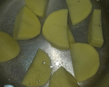 Foto del paso 2 de la receta: Bacalao skrei en salsa de naranja sanguina y puré de calabacín