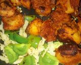 A picture of step 5 of Masala soya chaap.