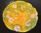 蝦仁毛豆炒蛋的食譜步驟4照片