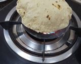 A picture of step 3 of Bajra ke Khakhra.