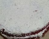 Foto langkah ke 11 dari resep Birthday Cake/ Red Velvet versi Sponge Cake.