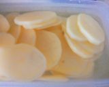 A picture of step 1 of Aloo pakore.