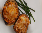 Foto del paso 4 de la receta: Berenjenas rellenas de Salmón