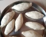 নারকেল পুর ভরা মিষ্টি আলুর ভাজা পুলি রেসিপির ধাপ 3 ছবি